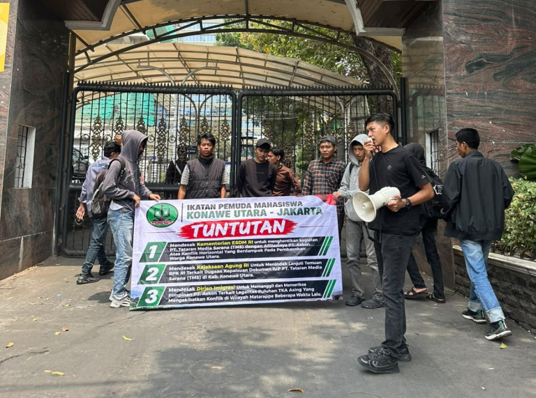 IPMKU-Jakarta Geruduk Kejagung dan ESDM, Desak Usut Dugaan Pelanggaran PT TMS dan PT Askon di Konawe Utara